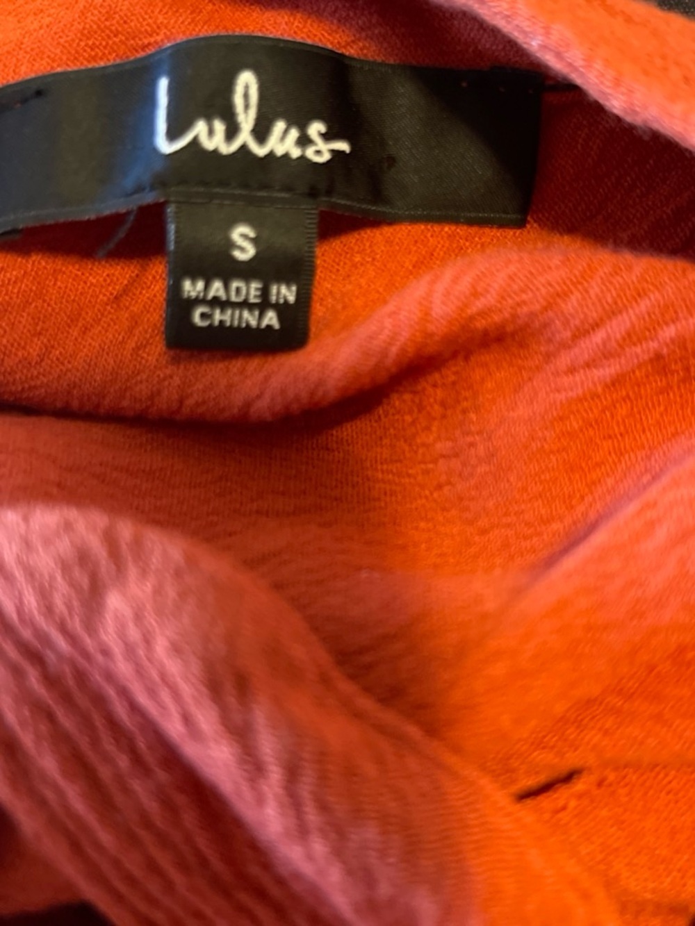Orange V-Neck Spaghetti Strap Women's Tank Top - Picture 3 of 3